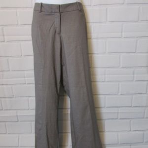 Curvy Fit Grey Slacks with Flat Front